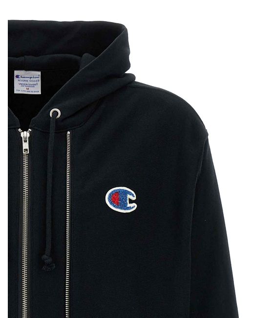 Undercover Black Champion X Hoodie for men