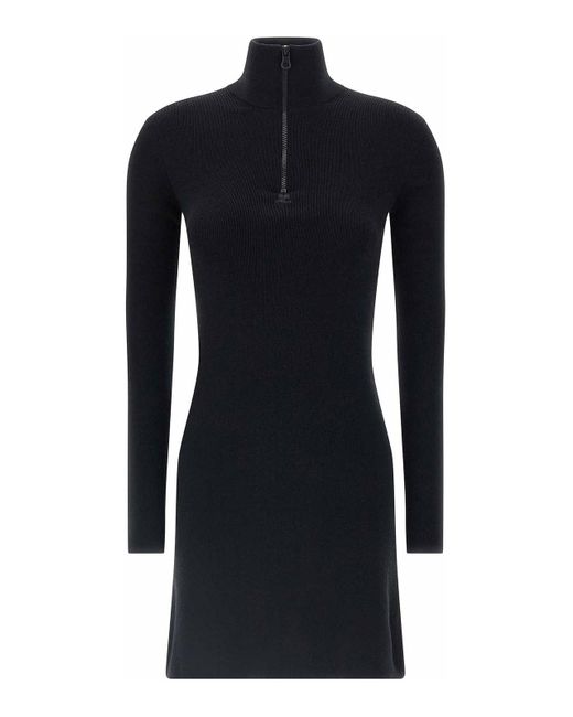 Courreges Blue Wool Knit Dress