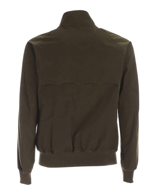 Baracuta Green Pockets Bomber Jacket for men