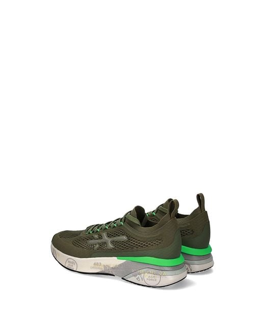 Premiata Green Sneakers for men