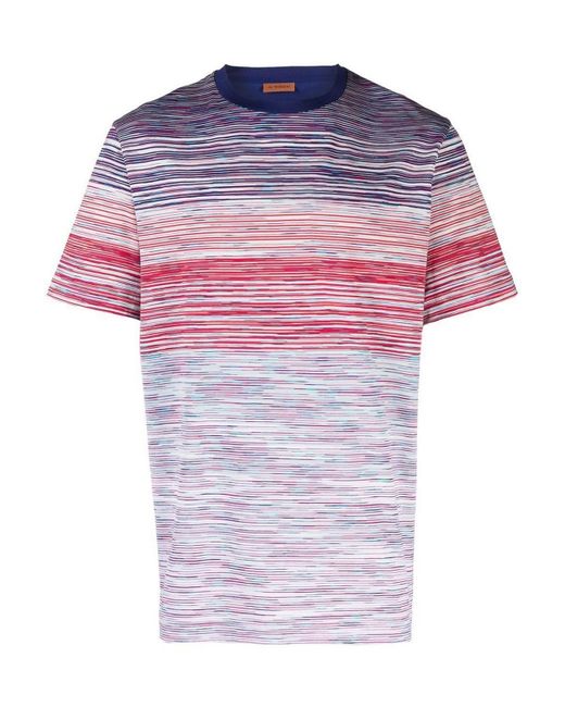 Missoni Pink All-over Print T-shirt for men