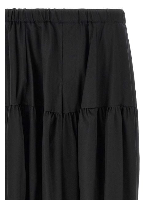 Comme des Garçons Black Barrel Leg Pants for men