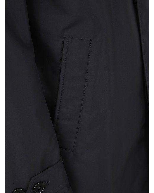 Fay Blue Easy Morning Double Breasted Coat for men