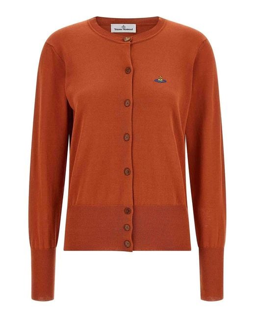 Vivienne Westwood Orange Bea Cardigan