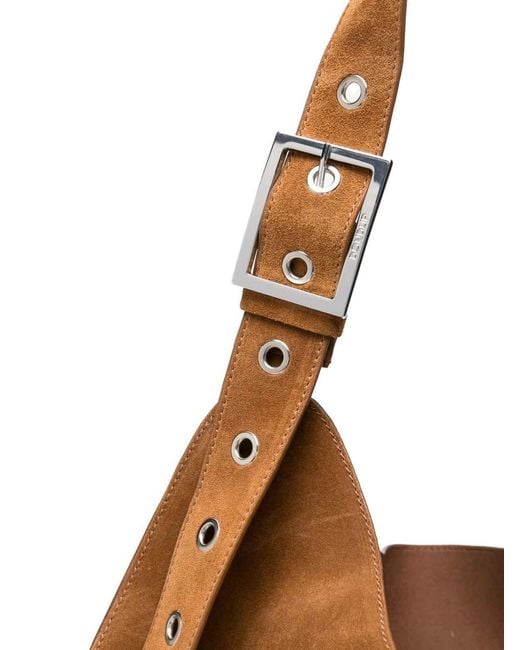 Dondup Brown Big Hobo Shoulder Bag