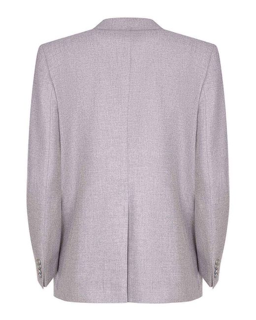 Tagliatore Gray Double-Breasted Jacket