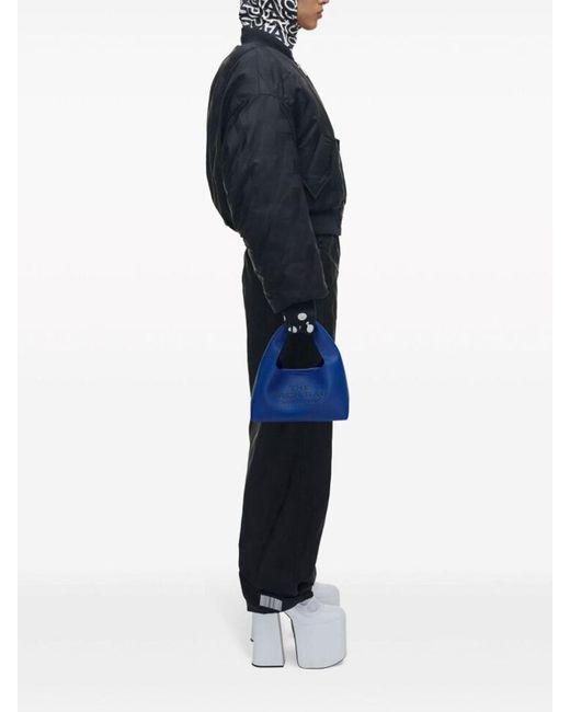 Marc Jacobs Blue Cobalt Pebbled Texture Shoulder Bag