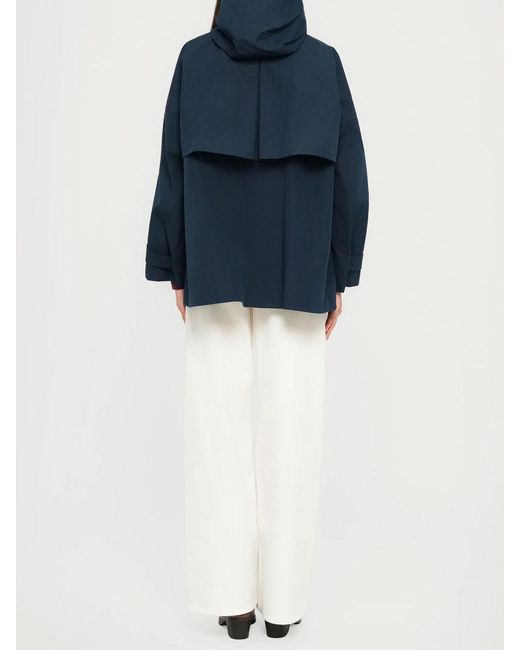 Max Mara Blue Rain Coat