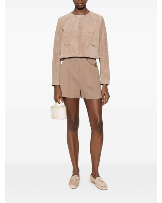 Elisabetta Franchi Natural Chain Shorts