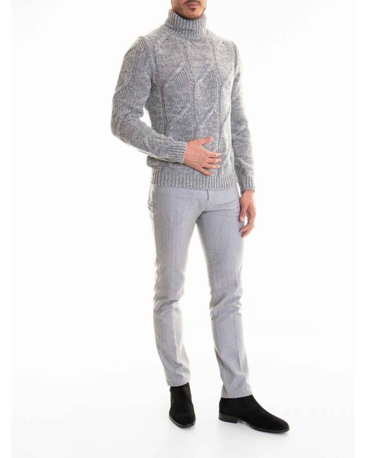 Corneliani Gray Sweater for men