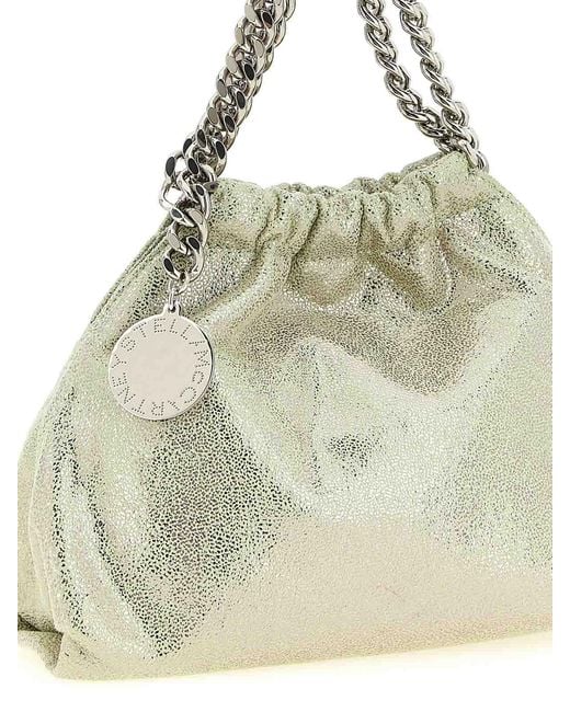 Stella McCartney Natural Falabella Mini Drawstring Handbag