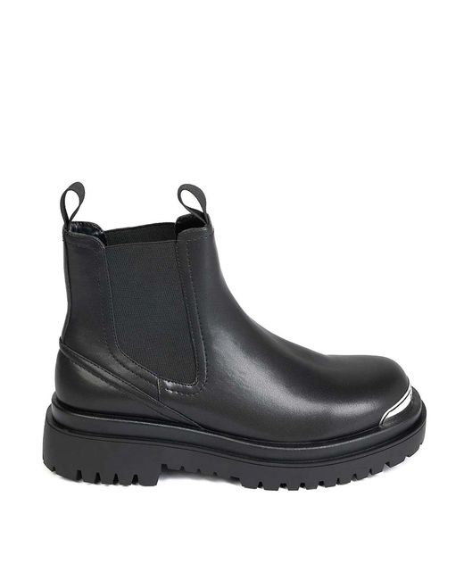 Just Cavalli Black Ankle Boots for men