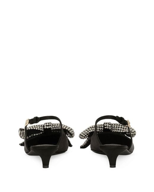 Dolce & Gabbana Black Dolce & Gabbana Slingback Shoes