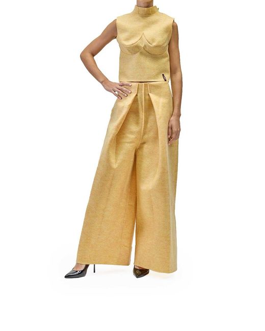 Sunnei Yellow Armatura Cholo Pants