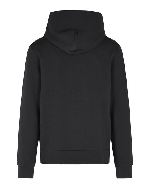 Moncler Black Cotton Sweatshirt for men