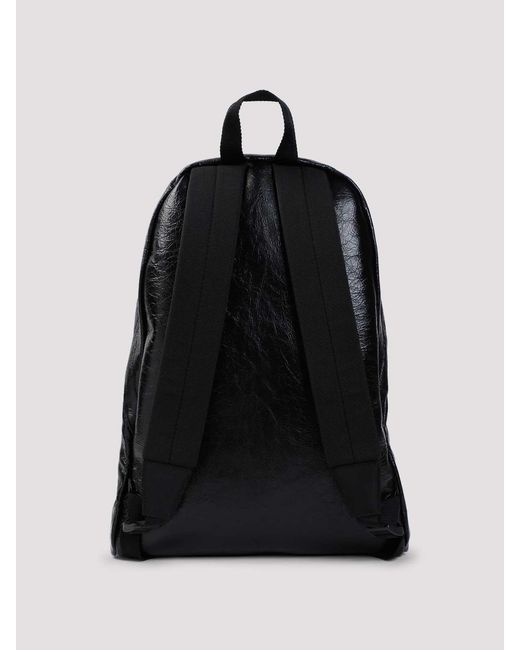 Balenciaga Black Leather Explorer Backpack for men