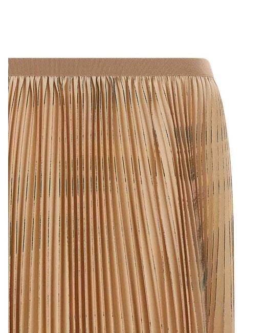 Fabiana Filippi Brown Pleated Skirt