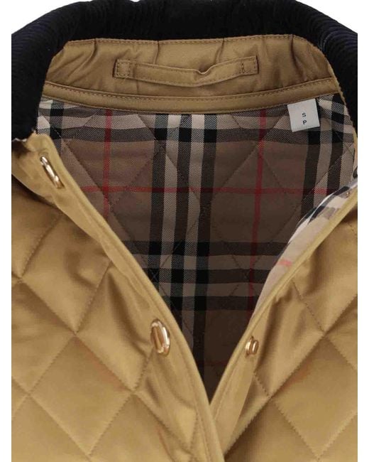 Burberry Green Quilted Jacket