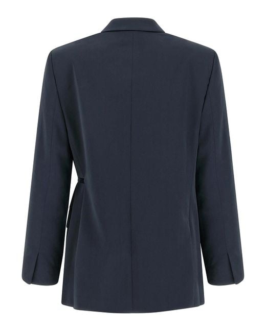 Theory Blue Blazer City Twill