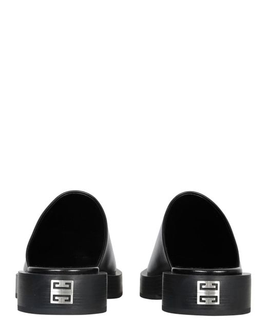Givenchy Black Squared Loafers