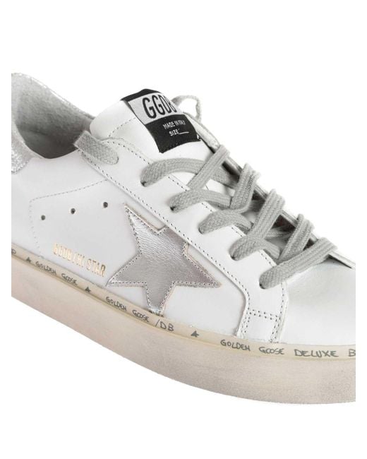 Golden Goose Deluxe Brand White Hi Star Sneaker For