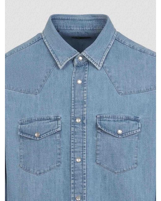 Tom Ford Blue Slim Shirt for men