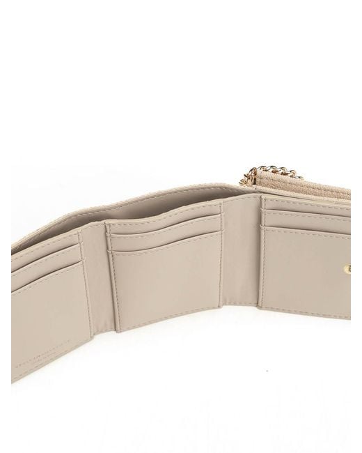Stella McCartney Natural Falabella Trifold Wallet