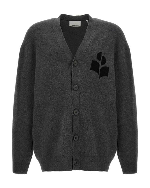Isabel Marant Black Curtis Cardigan for men