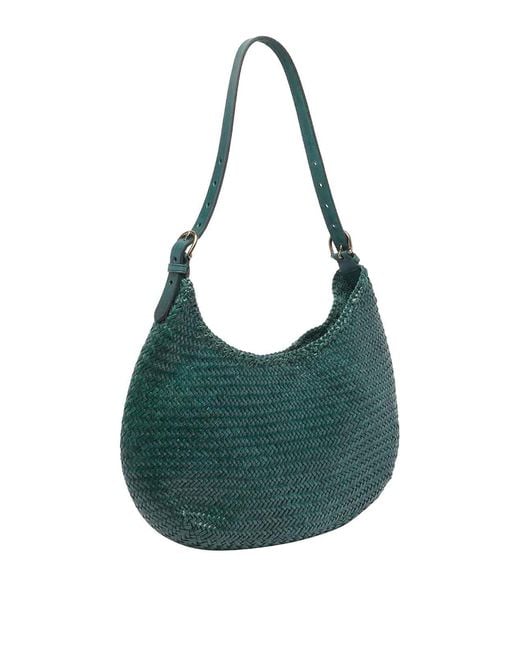 Dragon Diffusion Green Luna Mezza Shoulder Bag