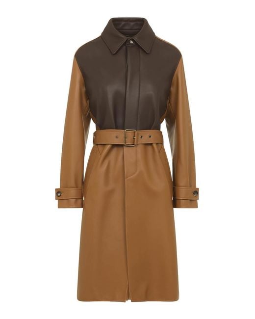 Loewe Brown Lambskin Coat