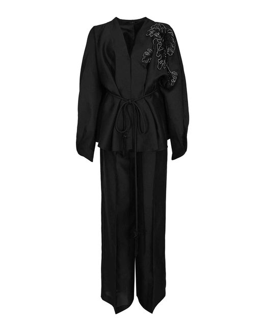 Tarik Ediz Black Maddie Suit