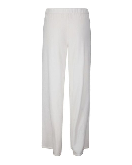 Lisa Yang White Aina Trousers