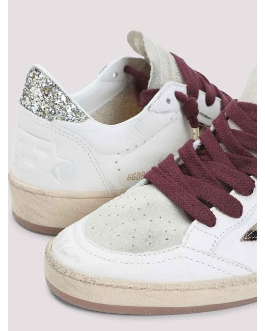 Golden Goose Deluxe Brand White Ballstar Sneakers