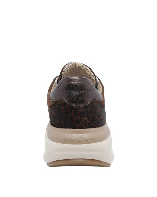 Hogan Brown H714 Sneakers