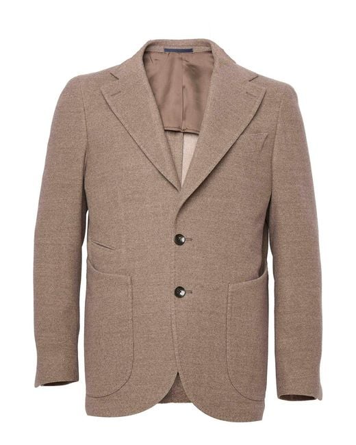 Franzese Collection Brown Skyfall 145 Micron Jacket for men