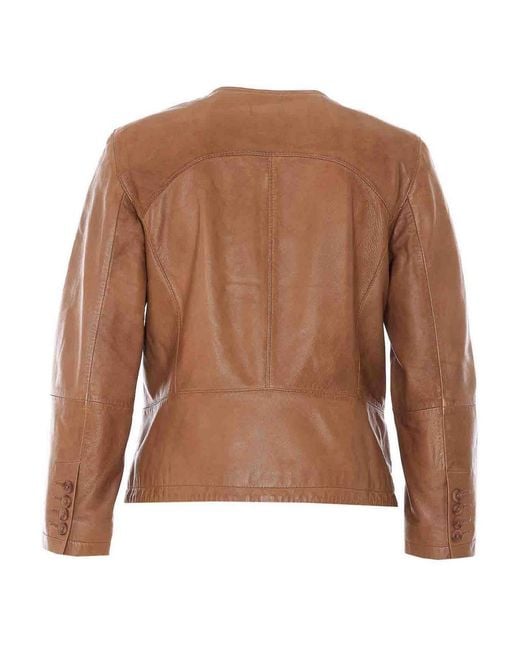 Bully Brown Leather Jacket