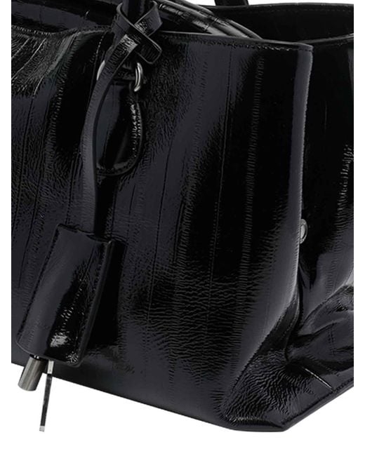 OSOI Black Shell Brot Tote Bag