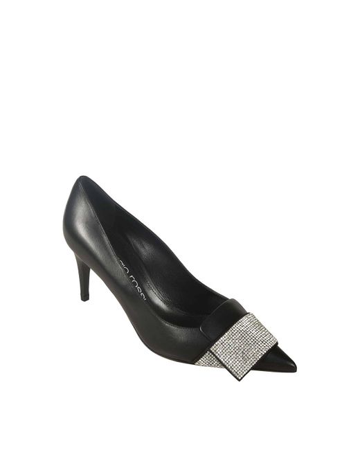 Sergio Rossi Black Flat Shoes