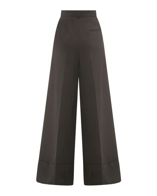 Moschino Gray Jersey Pants With Pinces