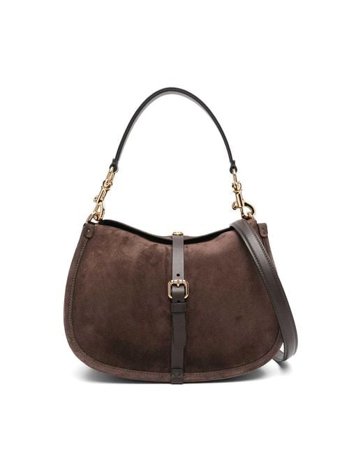 Etro Brown Suede Tote Bag