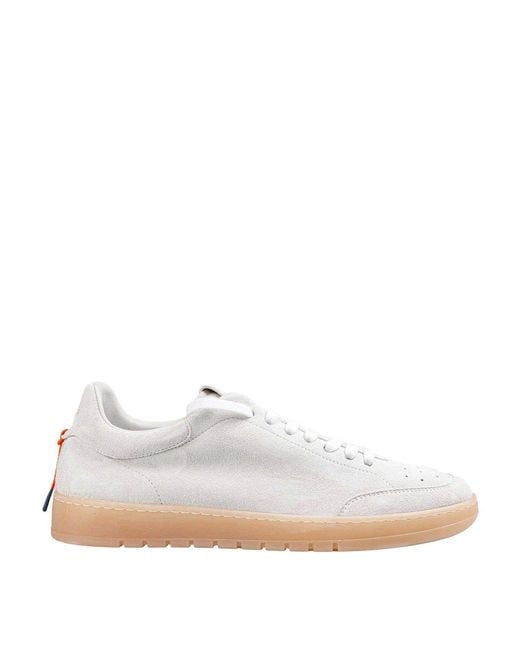 Barracuda White Suede Sneakers for men