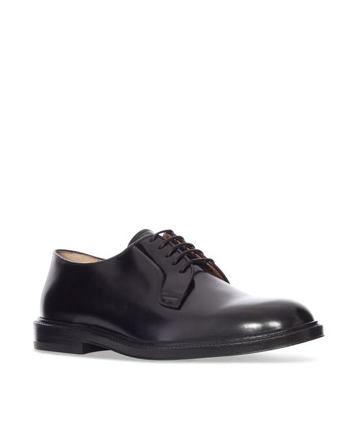 Henderson Black Sergent Lace-Up Shoes for men