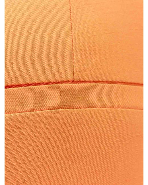Stella McCartney Orange Viscose Trouser