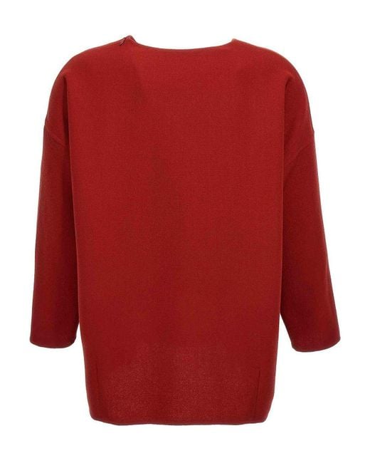 Gianluca Capannolo Red Bettina Top