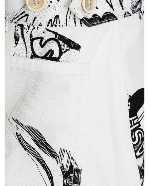 Comme des Garçons White Christian Marclay Trouser for men