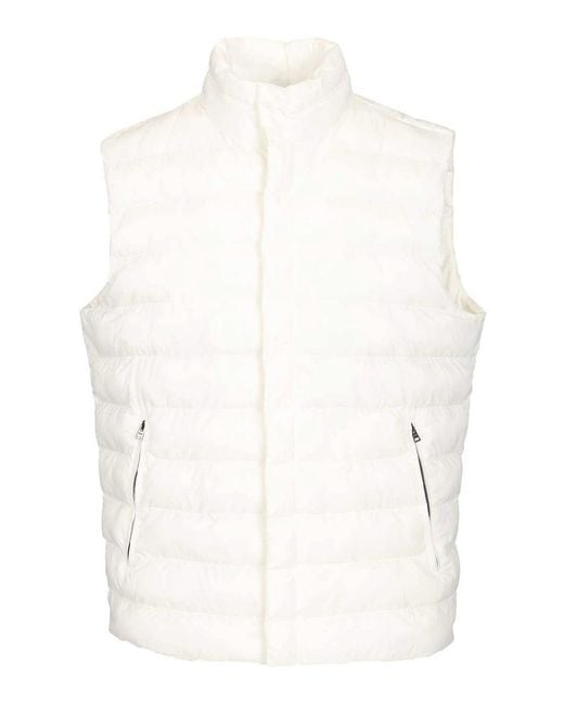 Herno White Padded Vest for men