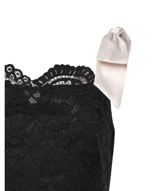 For Love & Lemons Lakeside Lace Mini Dress in Black | Lyst