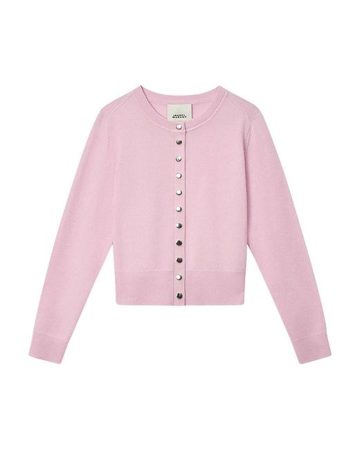 Isabel Marant Pink Idesia Cardigan