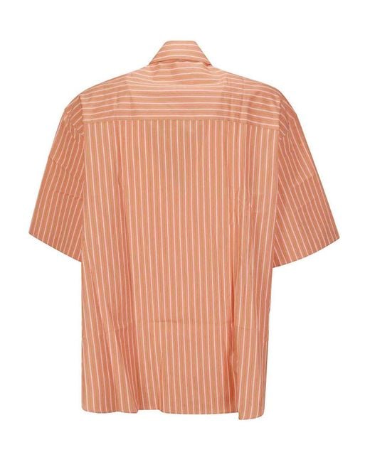 Martine Rose Pink Striped Shirt