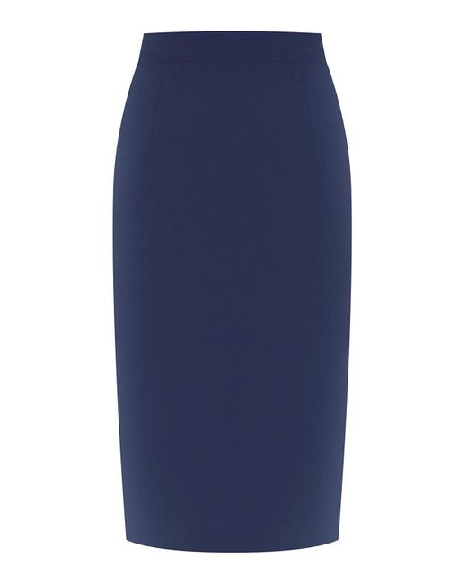 Alberta Ferretti Blue Pencil Skirt